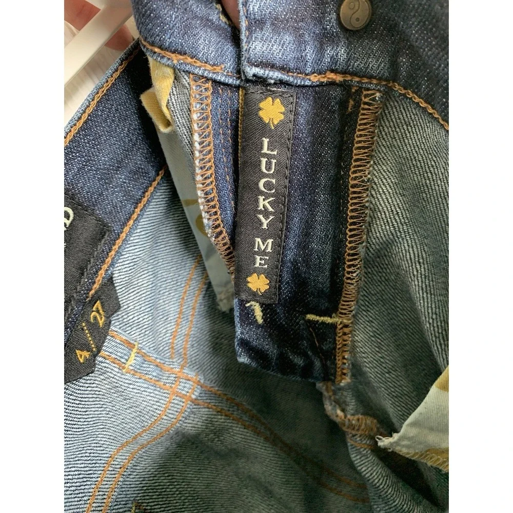 Lucky Brand Zoe Skinny Jeans Women's 4/27 Dark Wash Stretch Premium Denim EUC - Picture 6 of 12